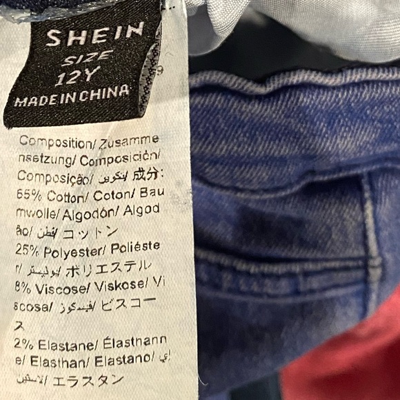 Kids SHEIN jeans size 12y - Picture 3 of 3